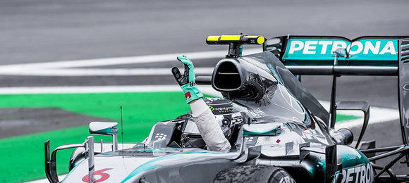Em prova sem emoções, Rosberg vence GP do Brasil e garante vice