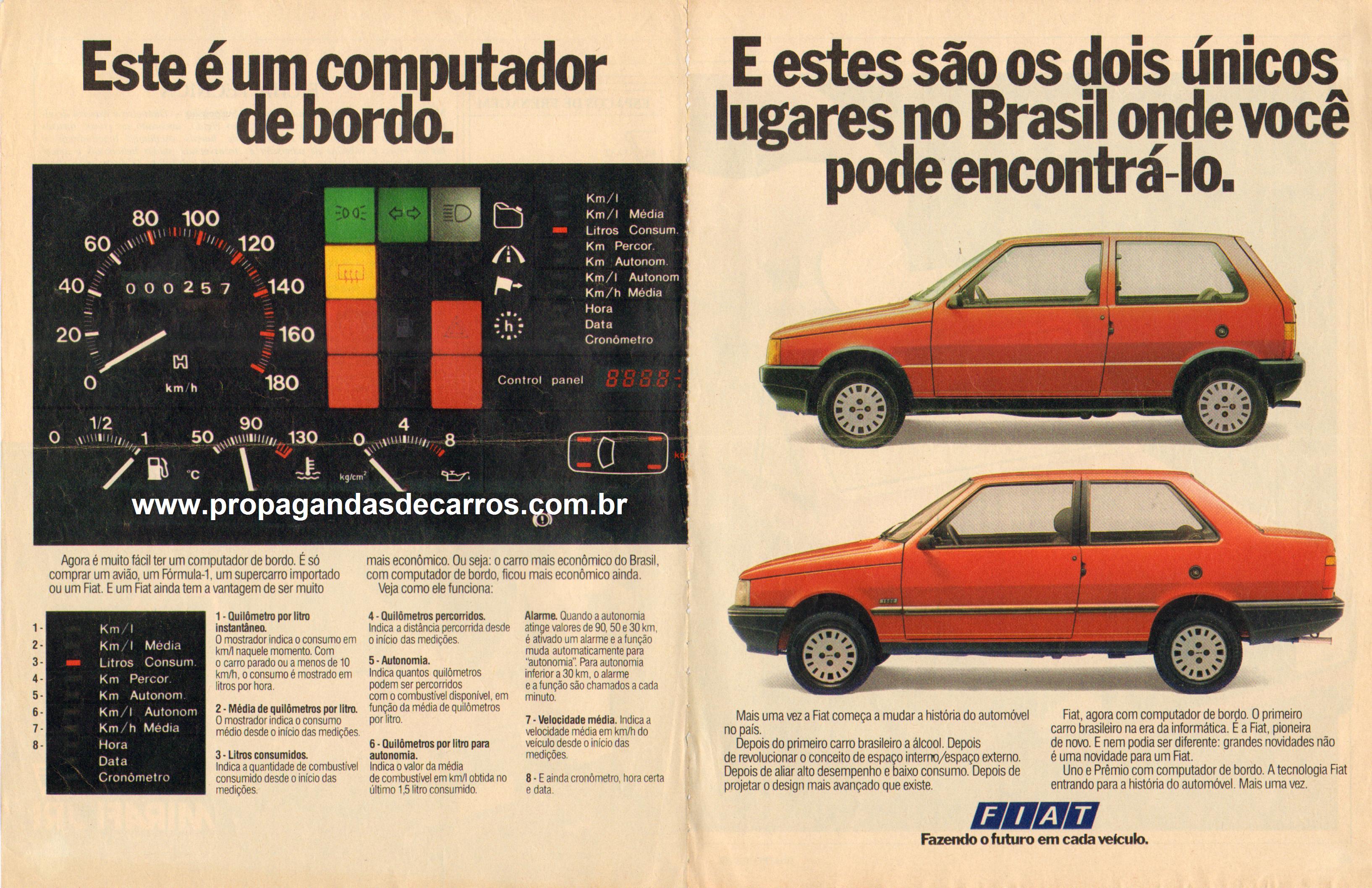 computador de bordo - fiat