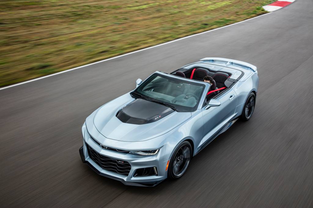 Chevrolet mostra versão conversível do Camaro ZL1