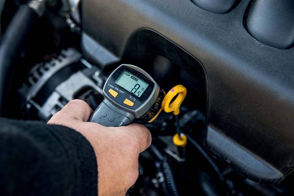 Teste: partida a frio