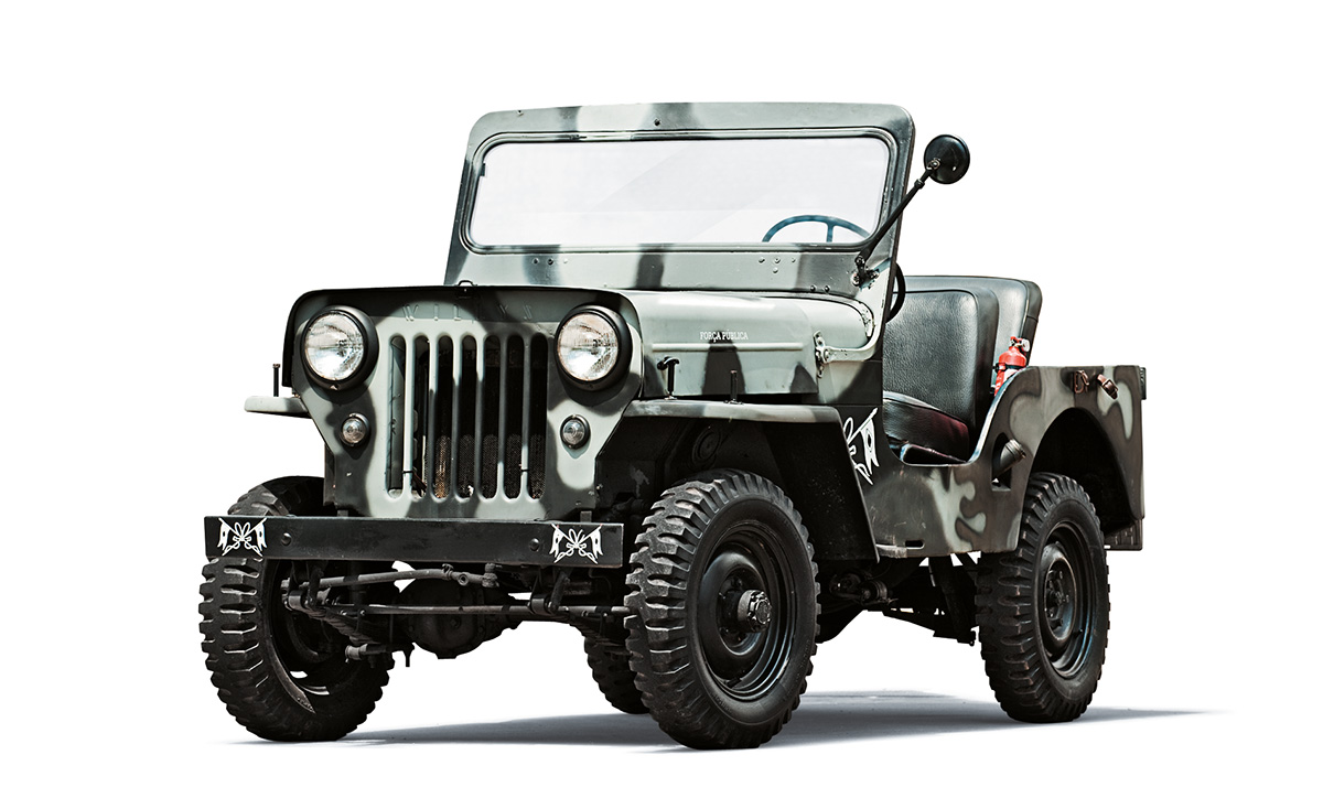 Viaturas policiais - Jeep Willys