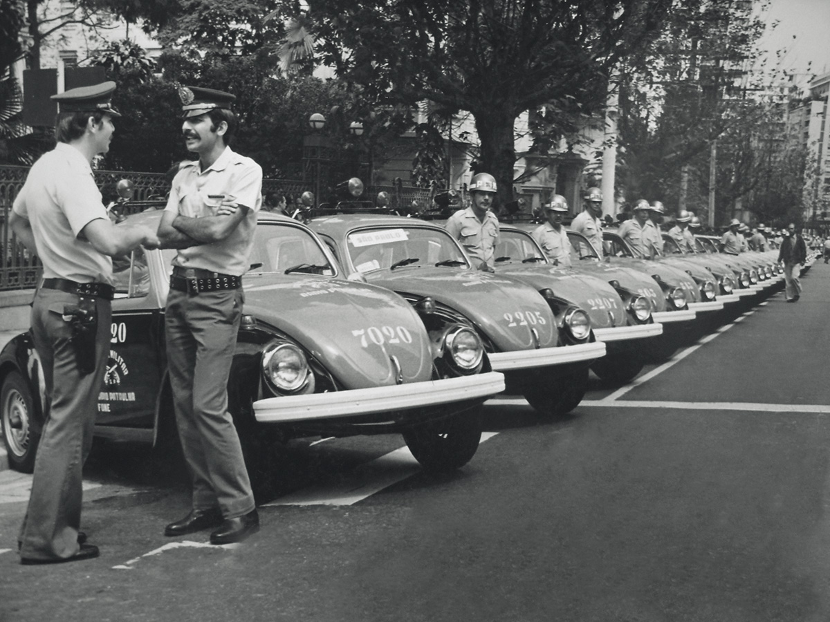 Viaturas policiais - Fusca