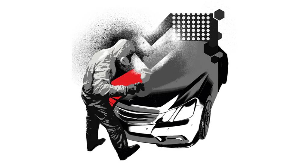 A decadência das cores no mercado