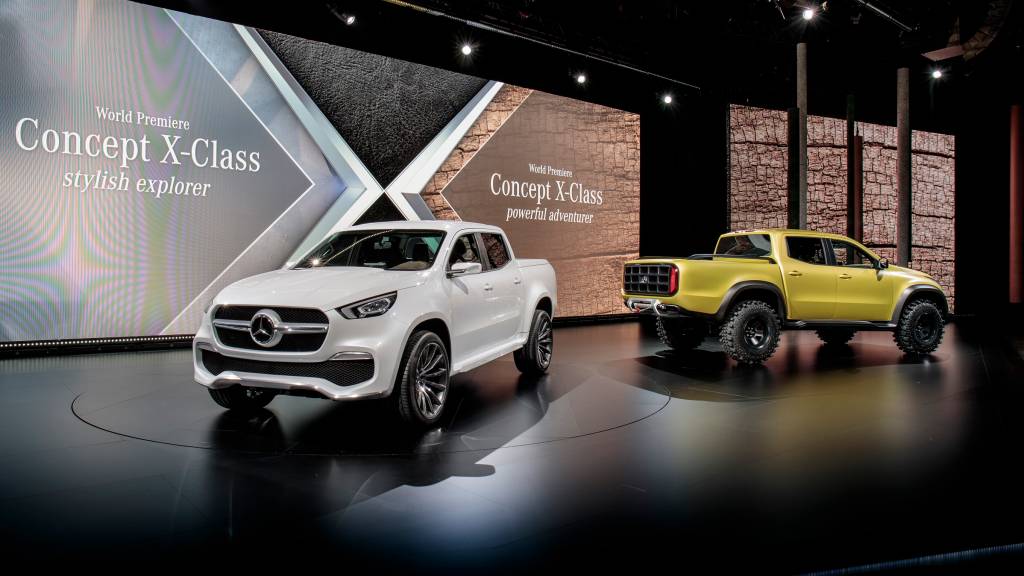 Mercedes-Benz revela Classe X, primeira picape média da marca