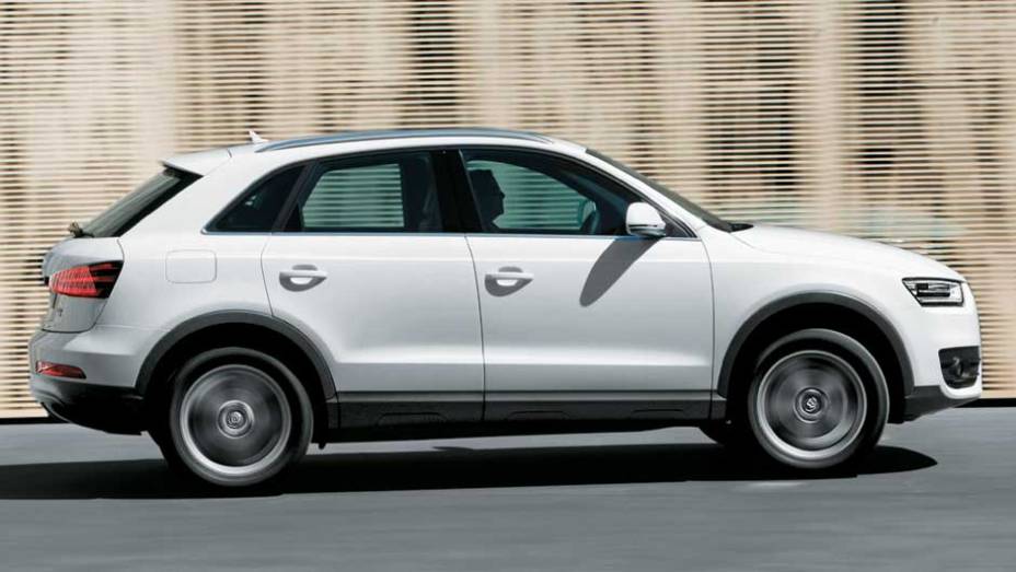 No comprimento, o Q3 &eacute; 24 cm menor que o Q5