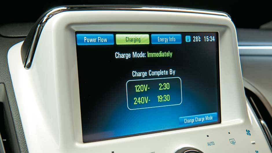 O sistema informa qual o tempo de dura&ccedil;&atilde;o das recargas | <a href="https://beta-develop.quatrorodas.abril.com.br/carros/chevrolet-volt-637764.shtml" rel="migration">Leia mais</a>