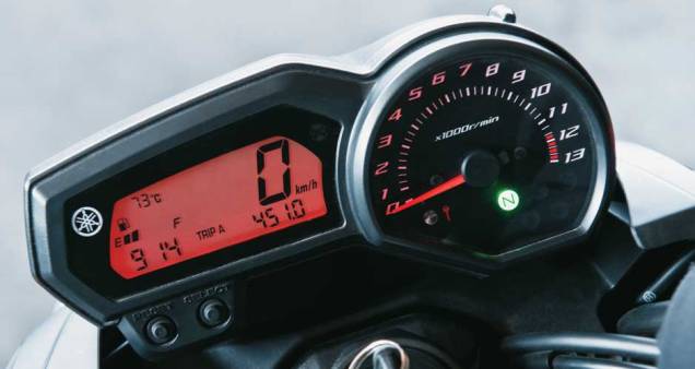 Painel de excelente design e fácil leitura, com boas informações Painel de excelente design e fácil leitura, com boas informações