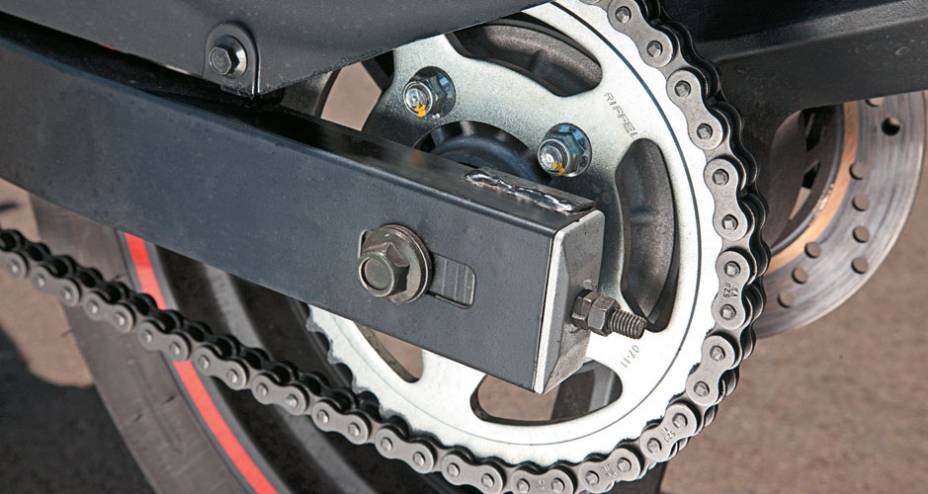 A relação de transmissão final é nacional A relação de transmissão final é nacional