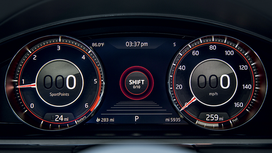 Quadro de instrumentos &eacute; uma tela de alta defini&ccedil;&atilde;o | <a href="https://beta-develop.quatrorodas.abril.com.br/carros/impressoes/volkswagen-crossblue-766158.shtml" rel="migration">Leia mais</a>