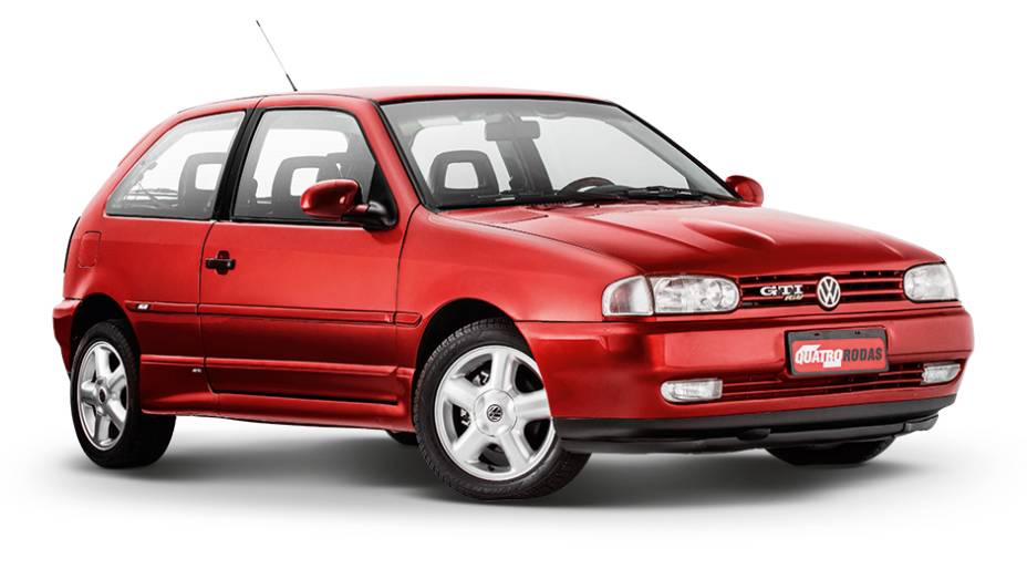 A bolha no capô era exclusiva do Gol GTI 16V | <a href="https://beta-develop.quatrorodas.abril.com.br/carros/classicos-brasileiros/volkswagen-gol-gti-16v-765615.shtml" rel="migration">Leia mais</a>