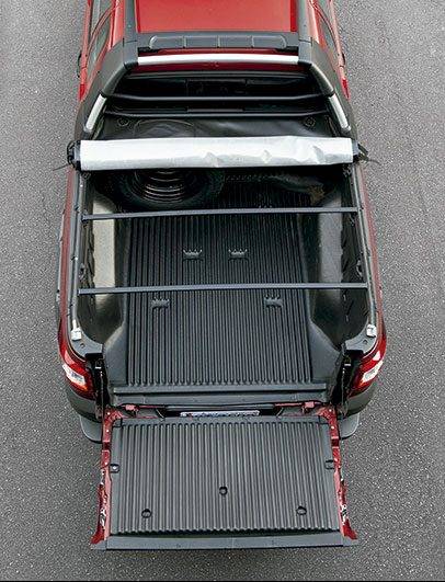 Caçamba volumosa, para até 910 litros | <a href="https://beta-develop.quatrorodas.abril.com.br/carros/comparativos/saveiro-x-strada-787696.shtml" rel="migration">Leia mais</a> Caçamba volumosa, para até 910 litros | <a href="https://beta-develop.quatrorodas.abril.com.br/carros/comparativos/saveiro-x-strada-787696.shtml" rel="migration">Leia mais</a>