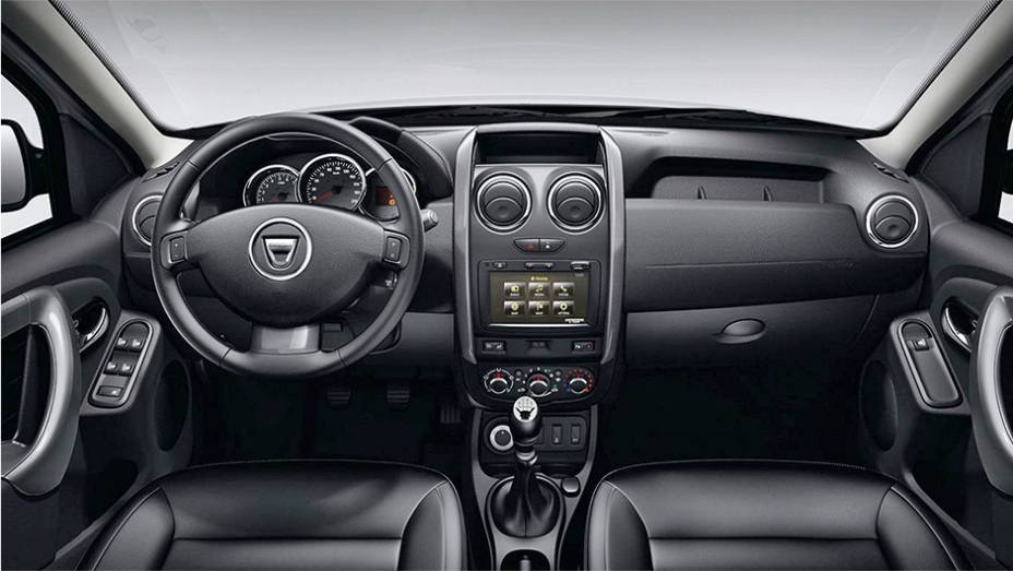 O painel ser&aacute; basicamente o mesmo do Logan atual,  | <a href="https://beta-develop.quatrorodas.abril.com.br/reportagens/geral/vale-esperar-renault-duster-picape-790799.shtml" rel="migration">Leia mais</a>