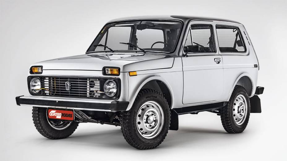 O Lada russo foi criado com tecnologia "herdada" da Fiat | <a href="https://beta-develop.quatrorodas.abril.com.br/carros/classicos-grandescarros/lada-niva-793595.shtml" rel="migration">Leia mais</a>