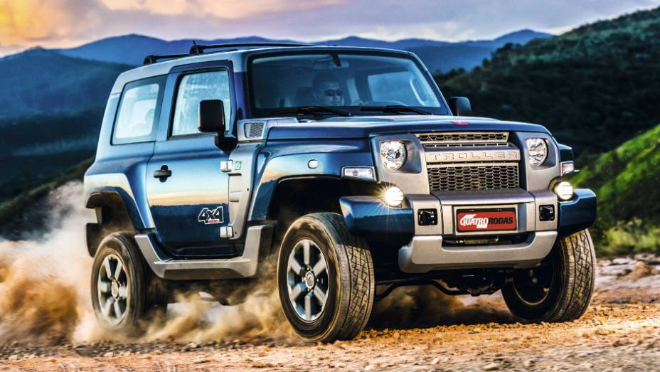 Novo T4 vem de f&aacute;brica com pneus de uso urbano | <a href="https://beta-develop.quatrorodas.abril.com.br/carros/testes/troller-t4-800224.shtml" rel="migration">Leia mais</a>
