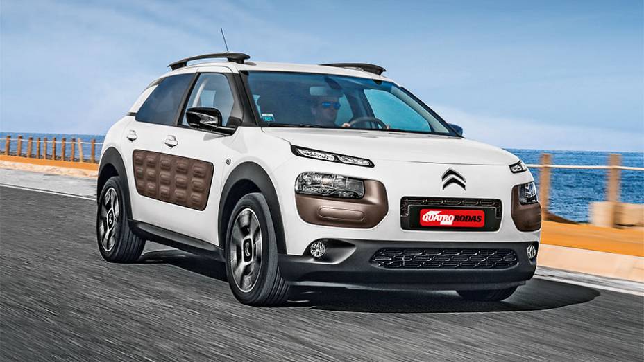 Laterais e para-choques têm bolsas de ar emborrachadas | <a href="https://beta-develop.quatrorodas.abril.com.br/carros/impressoes/citroen-c4-cactus-802252.shtml" target="_blank" rel="migration">Leia mais</a>