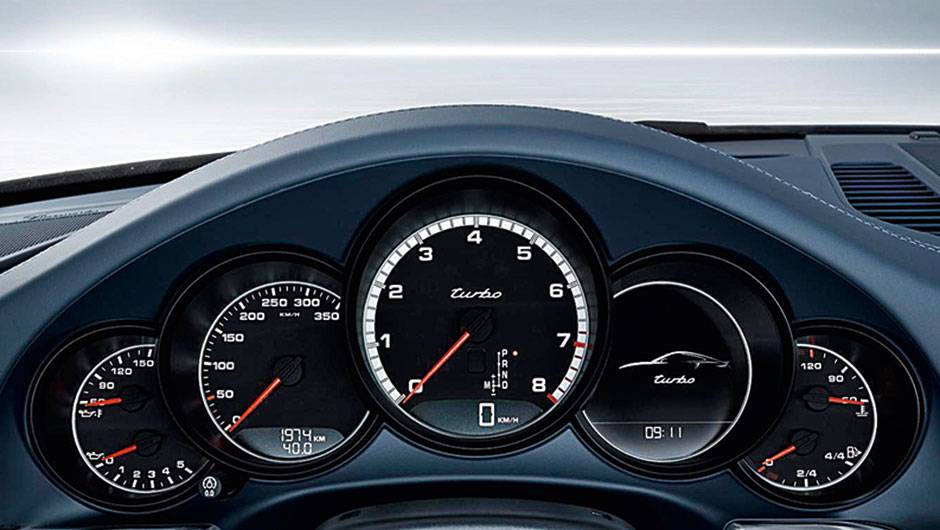 Veloc&iacute;metro anal&oacute;gico: refer&ecirc;ncias gr&aacute;ficas a cada 50 km/h | <a href="https://beta-develop.quatrorodas.abril.com.br/carros/impressoes/quarteto-porsche-809637.shtml" target="_blank" rel="migration">Leia mais</a>