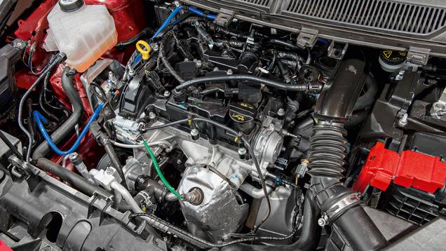 Motor 1.0 tr&ecirc;s cilindros gera 85 cv com &aacute;lcool | <a href="https://beta-develop.quatrorodas.abril.com.br/carros/testes/ford-ka-1-0-824120.shtml" target="_blank" rel="migration">Leia mais</a>