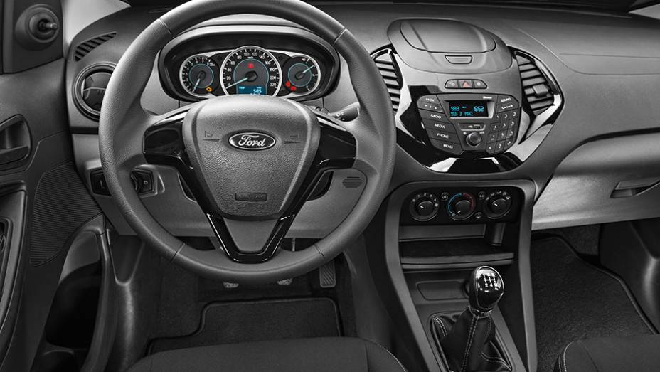Versão de entrada SE tem suporte para smartphone | <a href="https://beta-develop.quatrorodas.abril.com.br/carros/testes/ford-ka-1-0-824120.shtml" target="_blank" rel="migration">Leia mais</a>