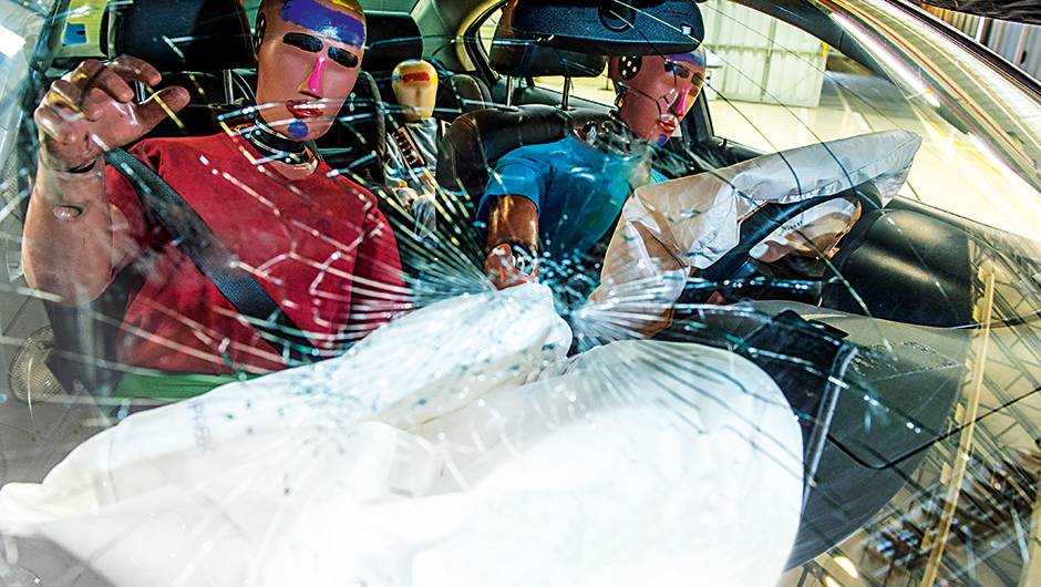 Por dentro de um crash-test