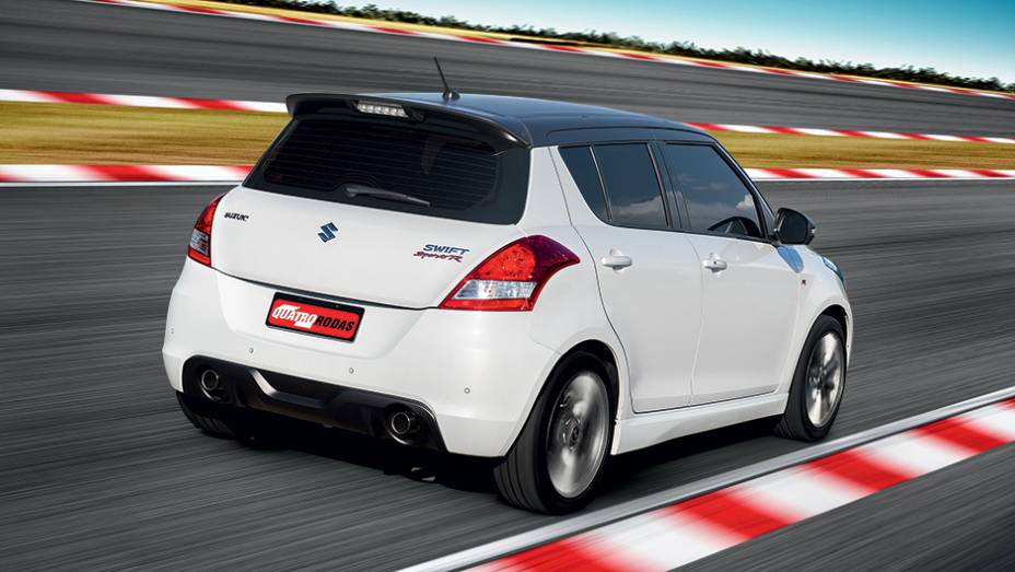 A Suzuki oferece duas opções de cor para o teto:cinza e vermelho | <a href="https://beta-develop.quatrorodas.abril.com.br/carros/comparativos/comparativo-esportivos-841704.shtml" target="_blank" rel="migration">Leia mais</a> A Suzuki oferece duas opções de cor para o teto:cinza e vermelho | <a href="https://beta-develop.quatrorodas.abril.com.br/carros/comparativos/comparativo-esportivos-841704.shtml" target="_blank" rel="migration">Leia mais</a>