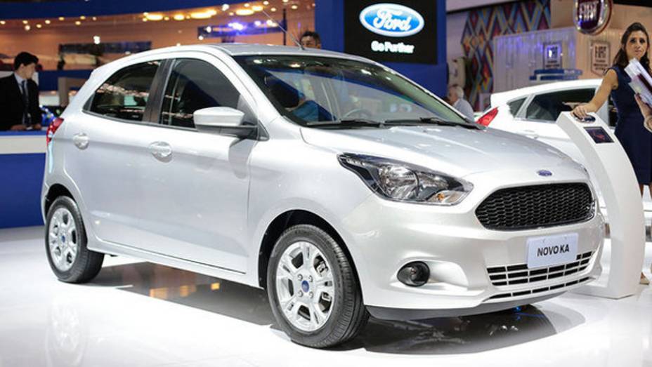 Compactos: Ford Ka 5 portas 1.0 12V Flex - 9,5 km/l etanol - 12,8 km/l gasolina | <a href="https://beta-develop.quatrorodas.abril.com.br/noticias/mercado/inmetro-divulga-ranking-2015-programa-etiquetagem-veicular-827512.shtml" rel="migration">Leia mais</a>