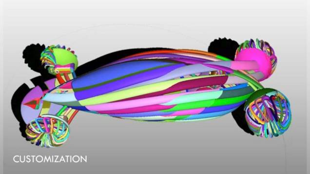 Changfeng Motor Corporation: LaBrea - lembra um gafanhoto, capaz de correr, pular, escalar, nadar e passar por espaços estreitos Changfeng Motor Corporation: LaBrea - lembra um gafanhoto, capaz de correr, pular, escalar, nadar e passar por espaços estreitos