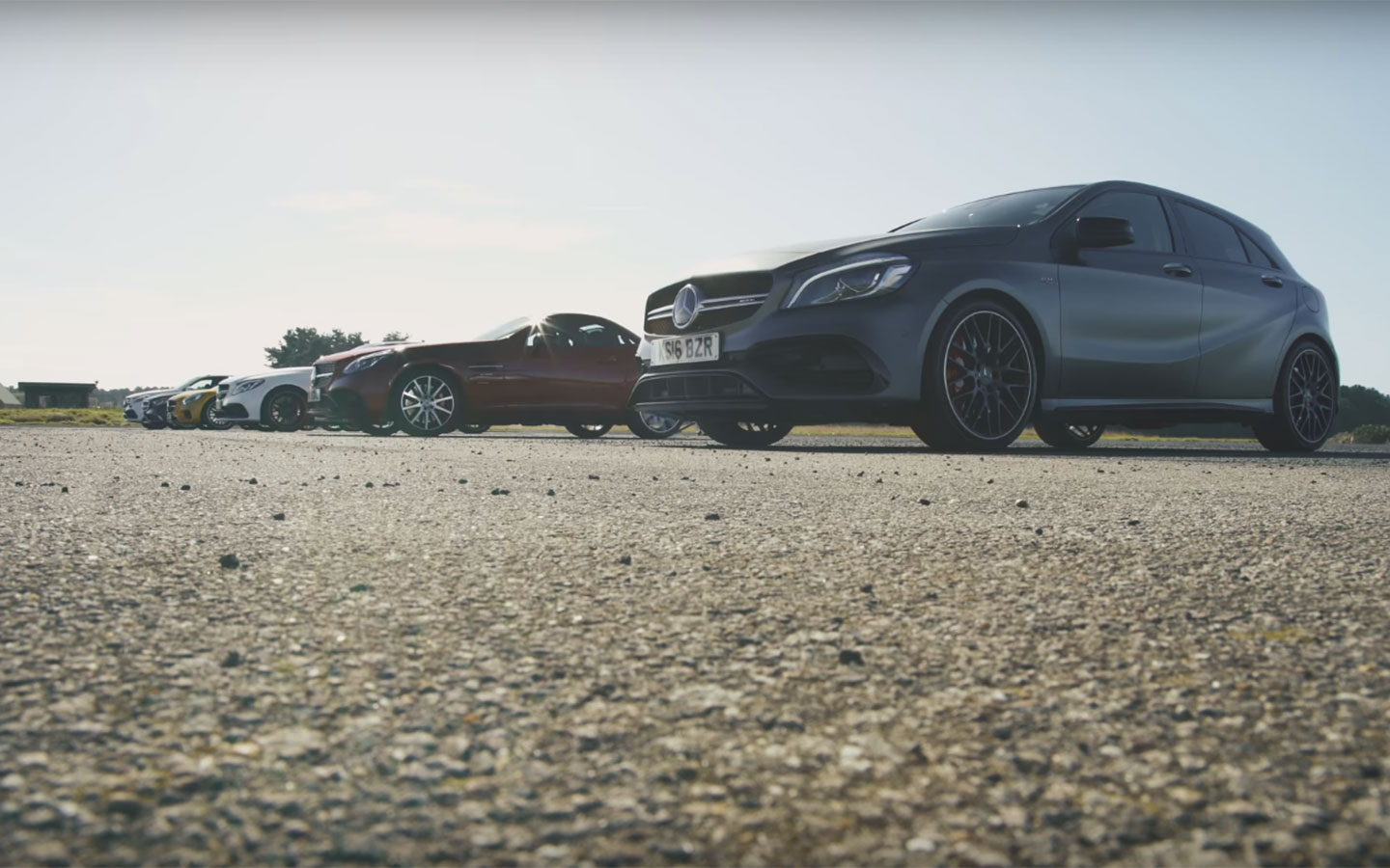 Arrancada de carros AMG