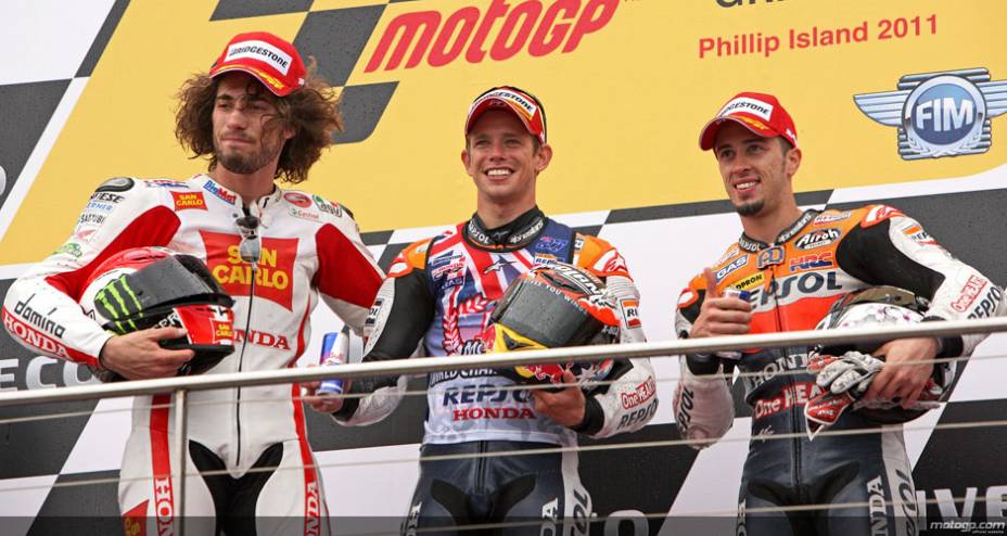 Simoncelli, Stoner e Dovizioso