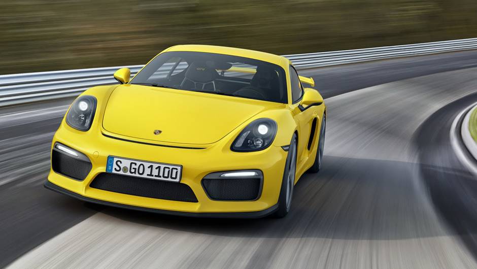 Modelo fez volta em N&uuml;rburgring em 7min40s, segundo a Porsche | <a href="https://beta-develop.quatrorodas.abril.com.br/noticias/fabricantes/porsche-lanca-novo-cayman-gt4-832160.shtml" rel="migration">Leia mais</a>