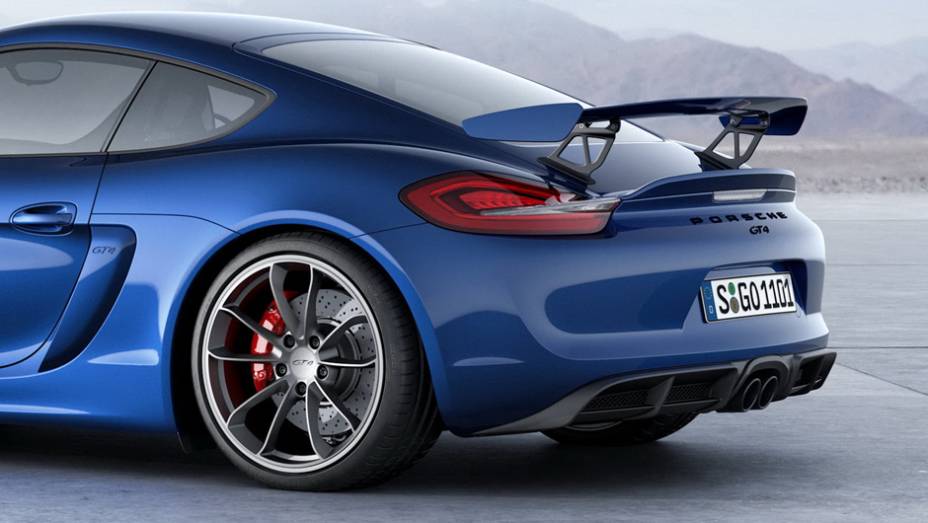 Estreia mundial ser&aacute; no Sal&atilde;o de Genebra na Su&iacute;&ccedil;a | <a href="https://beta-develop.quatrorodas.abril.com.br/noticias/fabricantes/porsche-lanca-novo-cayman-gt4-832160.shtml" rel="migration">Leia mais</a>