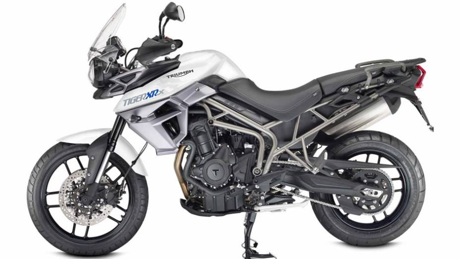 Triumph Tiger 800 XRx | <a href="https://beta-develop.quatrorodas.abril.com.br/moto/noticias/confira-novidades-salao-milao-2014-812658.shtml" rel="migration">Leia mais</a>