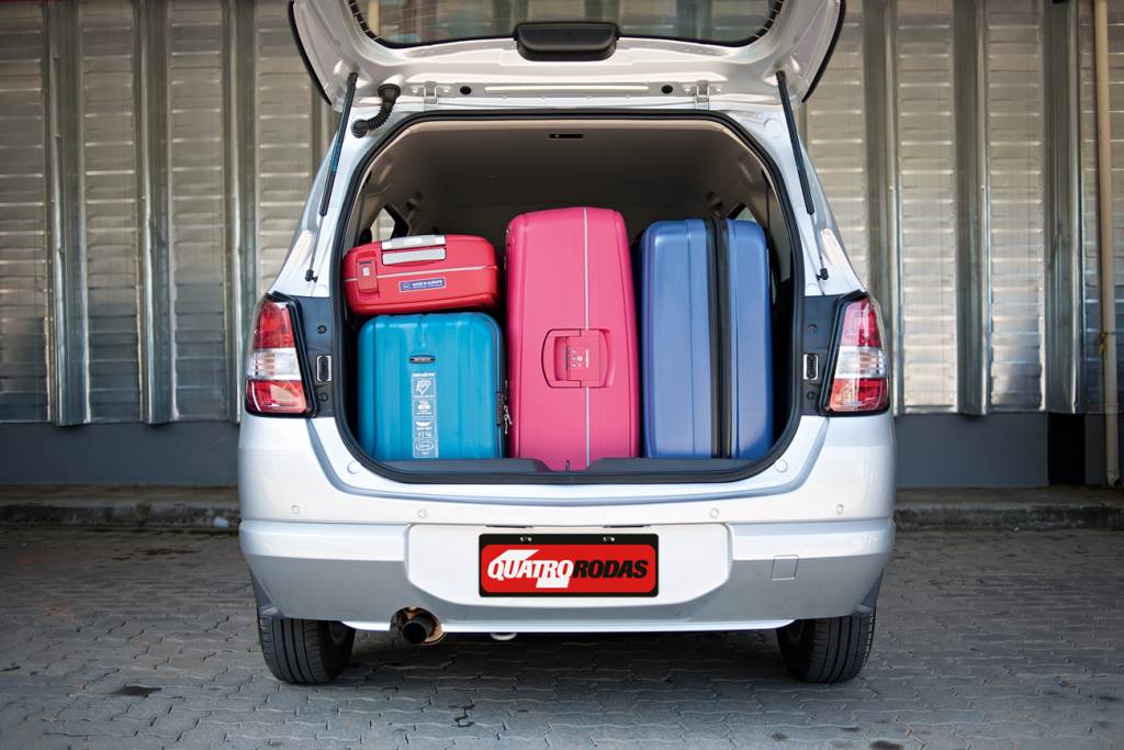Chevrolet Spin LTZ Spin tem menor capacidade de carga: leva 553 litros