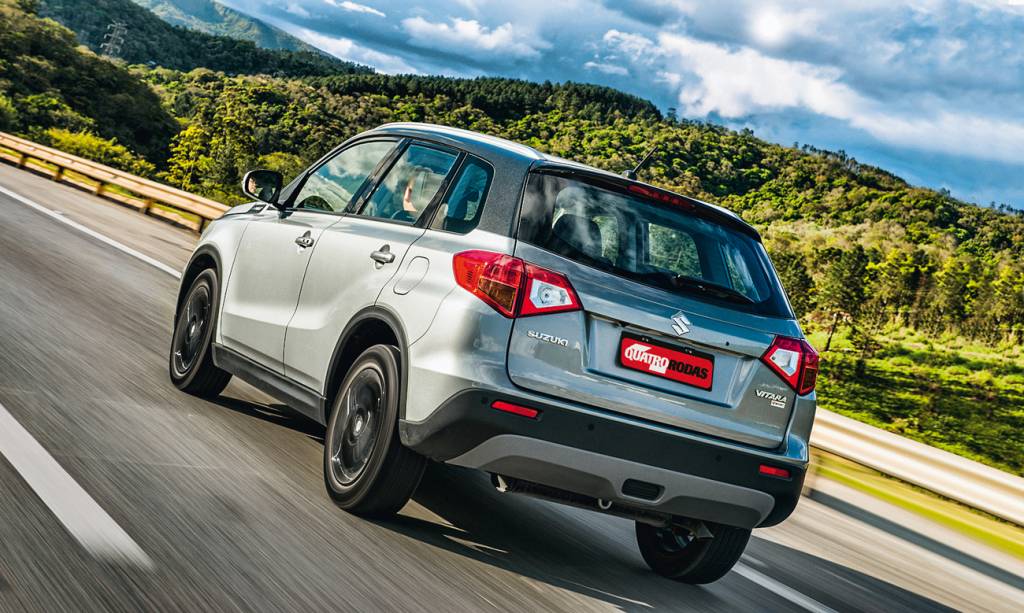 Suzuki Vitara Estilo da traseira é mais conservador