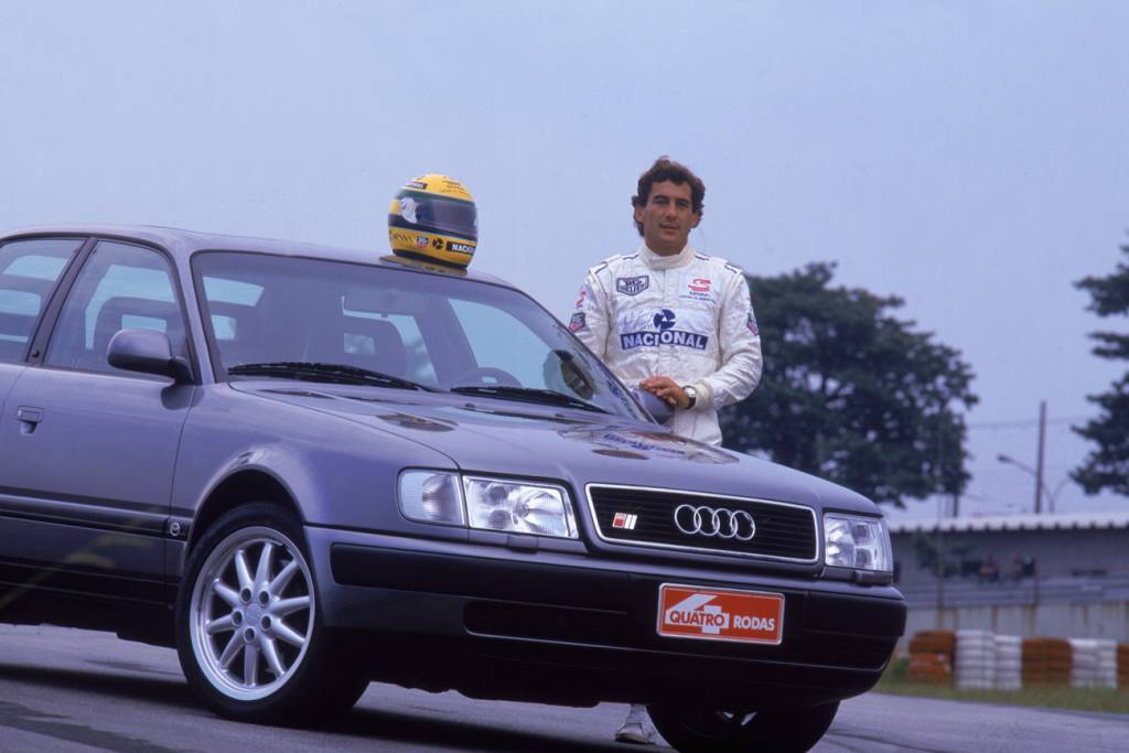 Relembre o teste de Senna com o Audi S4 para QUATRO RODAS