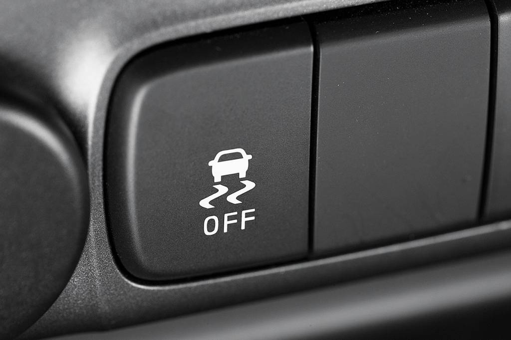Botão do controle de estabilidade da Chevrolet S10