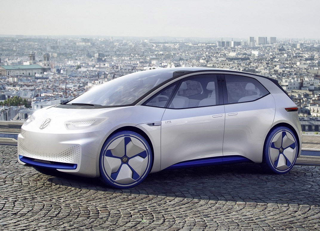 VW I.D Concept na posi&ccedil;&atilde;o 3x4 de frente