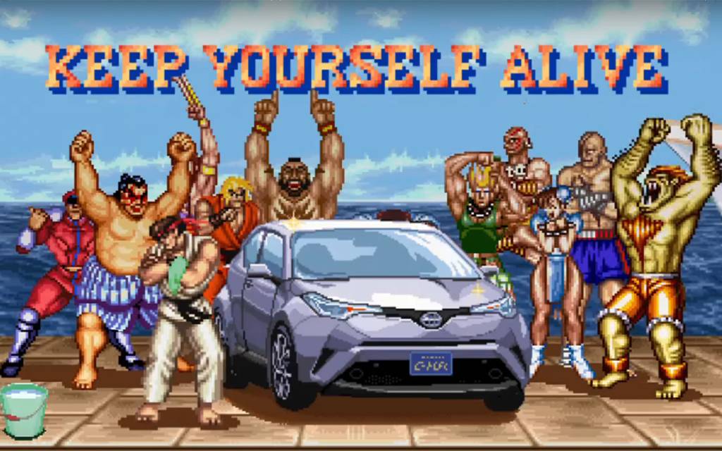 Comercial do Toyota C-HR homenageia game Street Fighter II