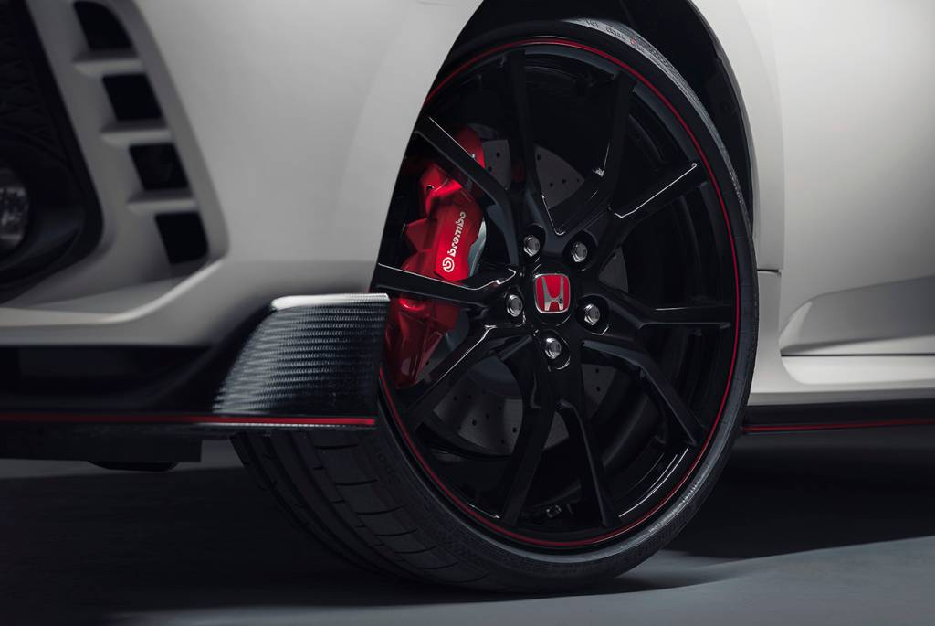Honda Civic Type R Freios são Brembo nas quatro rodas