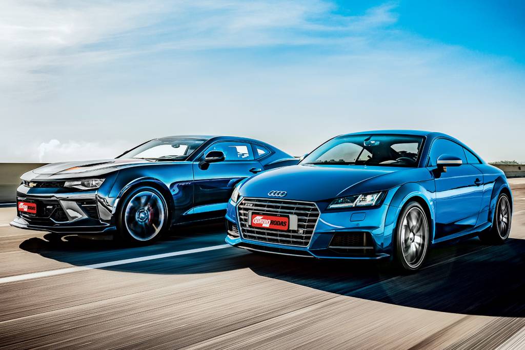 Chevrolet Camaro x Audi TTS: opostos que atraem