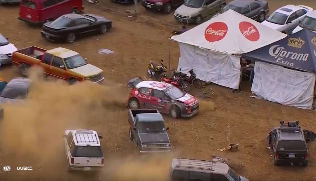 Piloto do WRC se perde em estacionamento – e ainda ganha!
