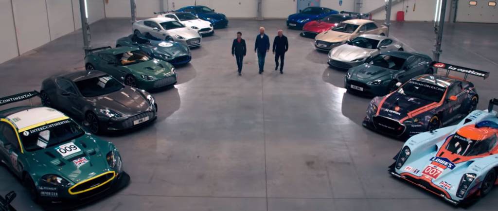 Aston Martin reúne seus melhores carros em um vídeo de arrepiar