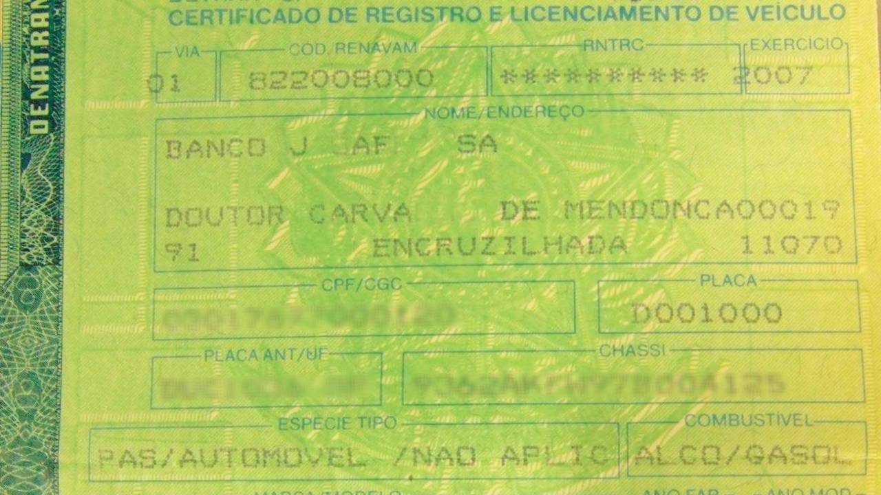 Documento CRLV