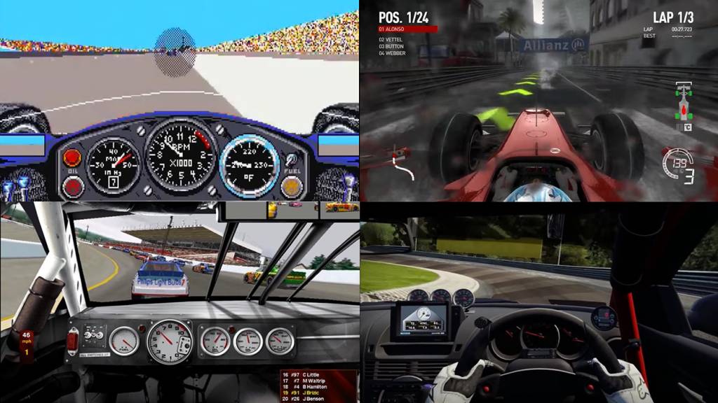 A evolução dos simuladores de corrida em seis minutos