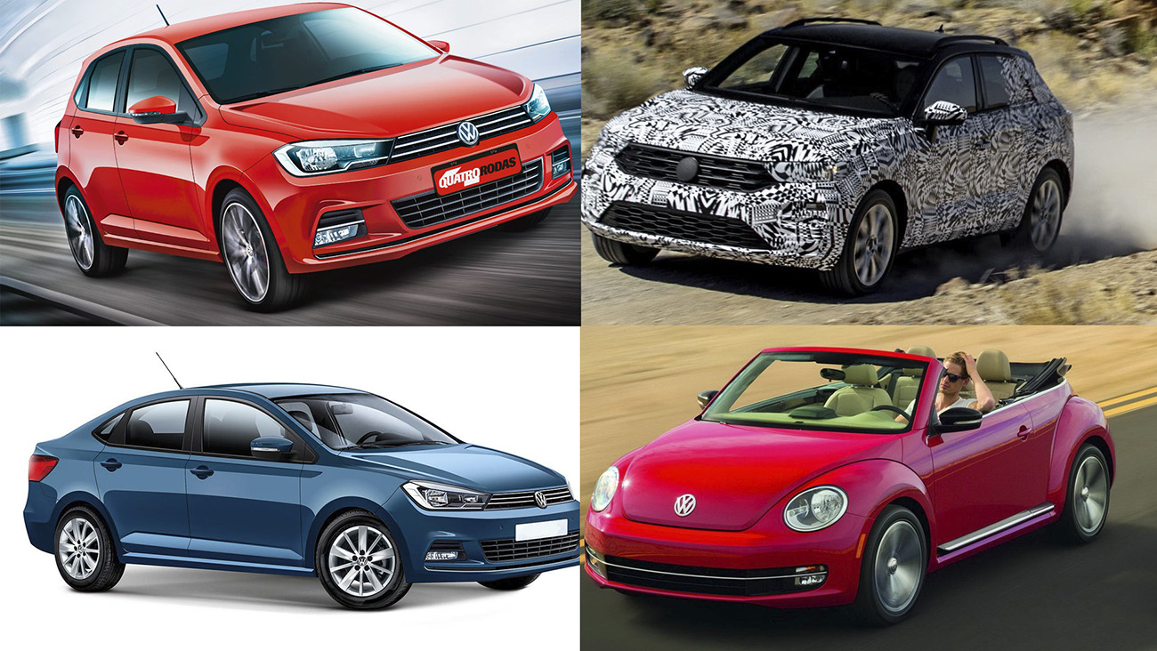VW Polo, Virtus, T-Roc e Beetle