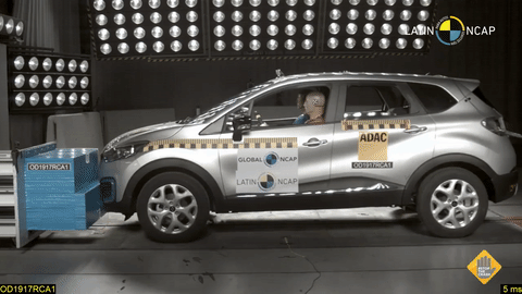 Renault Captur recebe quatro estrelas de segurança no Latin NCAP