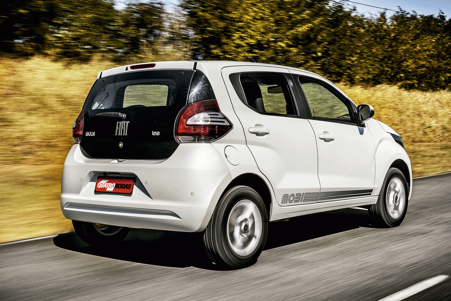 O carro cedido pela Fiat é a versão Like, topo de linha, mas avaliamos a versão Easy