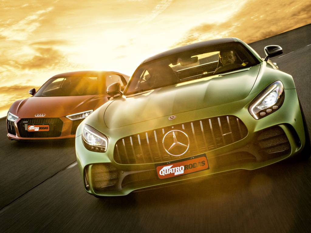 Audi R8 V10 x AMG GT R: o confronto de R$ 2,4 milhões e 1.200 cv