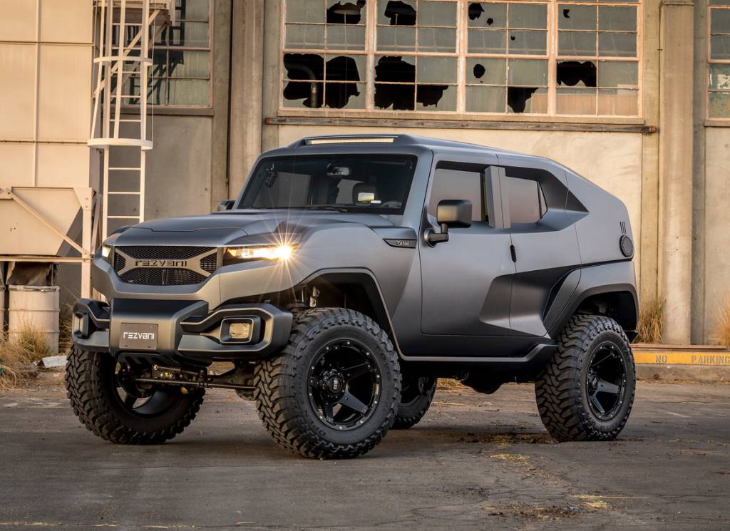 Rezvani Tank: um SUV de 507 cv com jeito de tanque de guerra