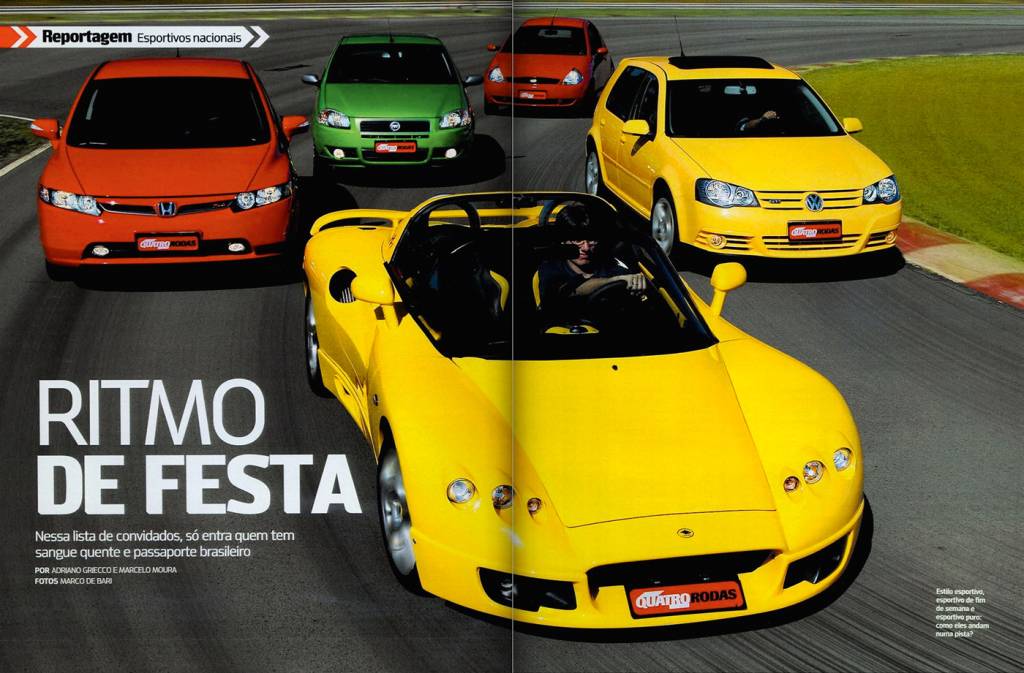 Honda Civic Si x Lobini H1 x Golf GTI x Ford Ka 1.6 x Fiat Palio 1.8R