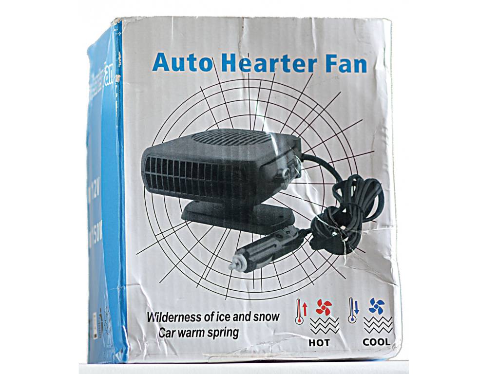Aquecedor/desembaçador auto heater fan 12v